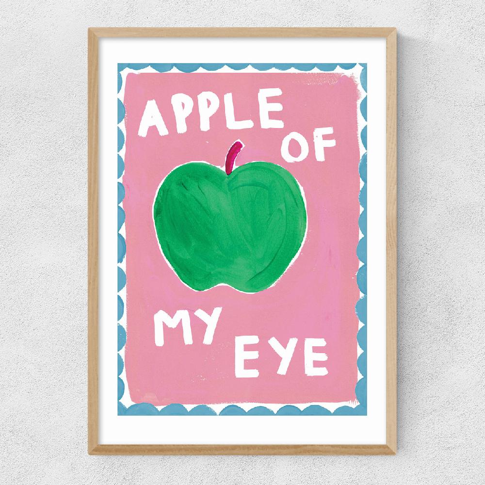 East End Prints Apple Of My Eye