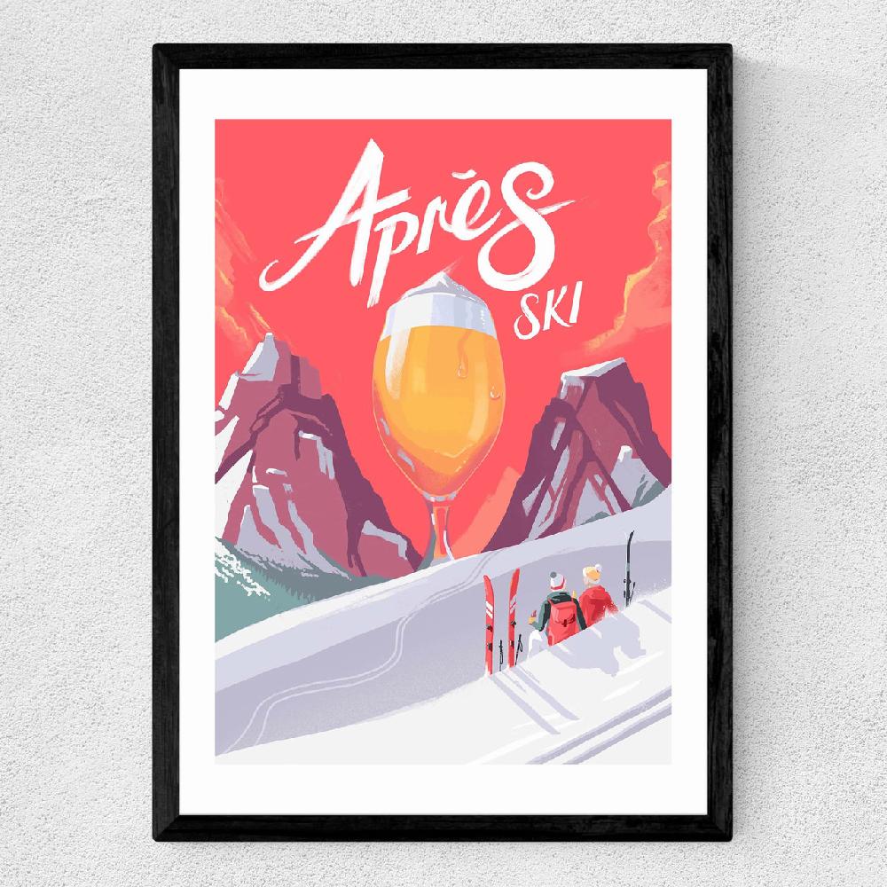 East End Prints Apre's Ski