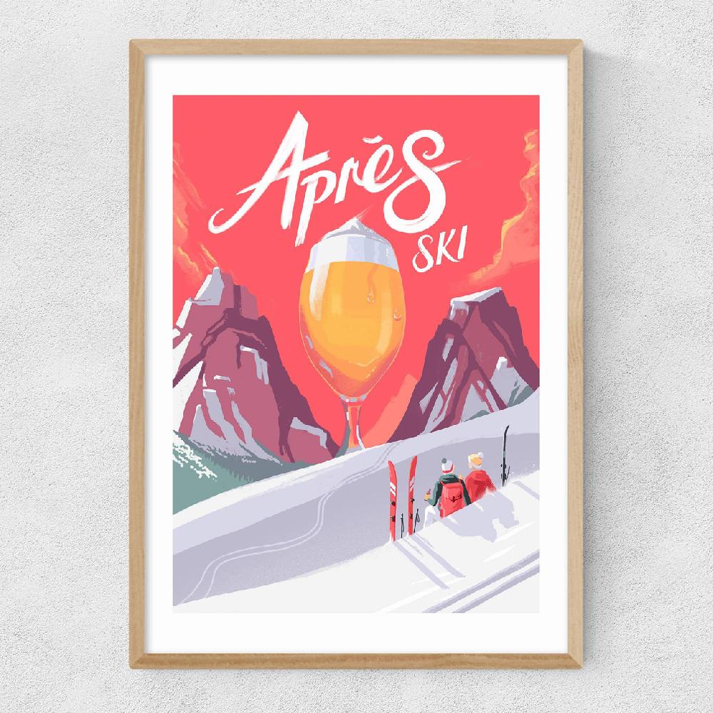East End Prints Apre's Ski