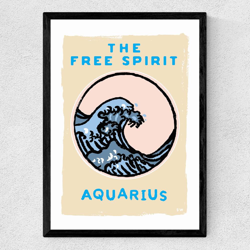 East End Prints Aquarius - The Free Spirit