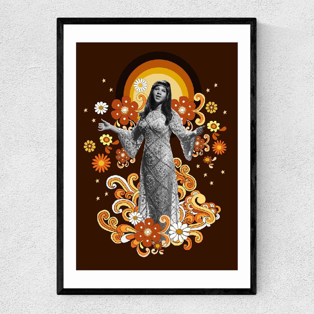 east end prints Aretha