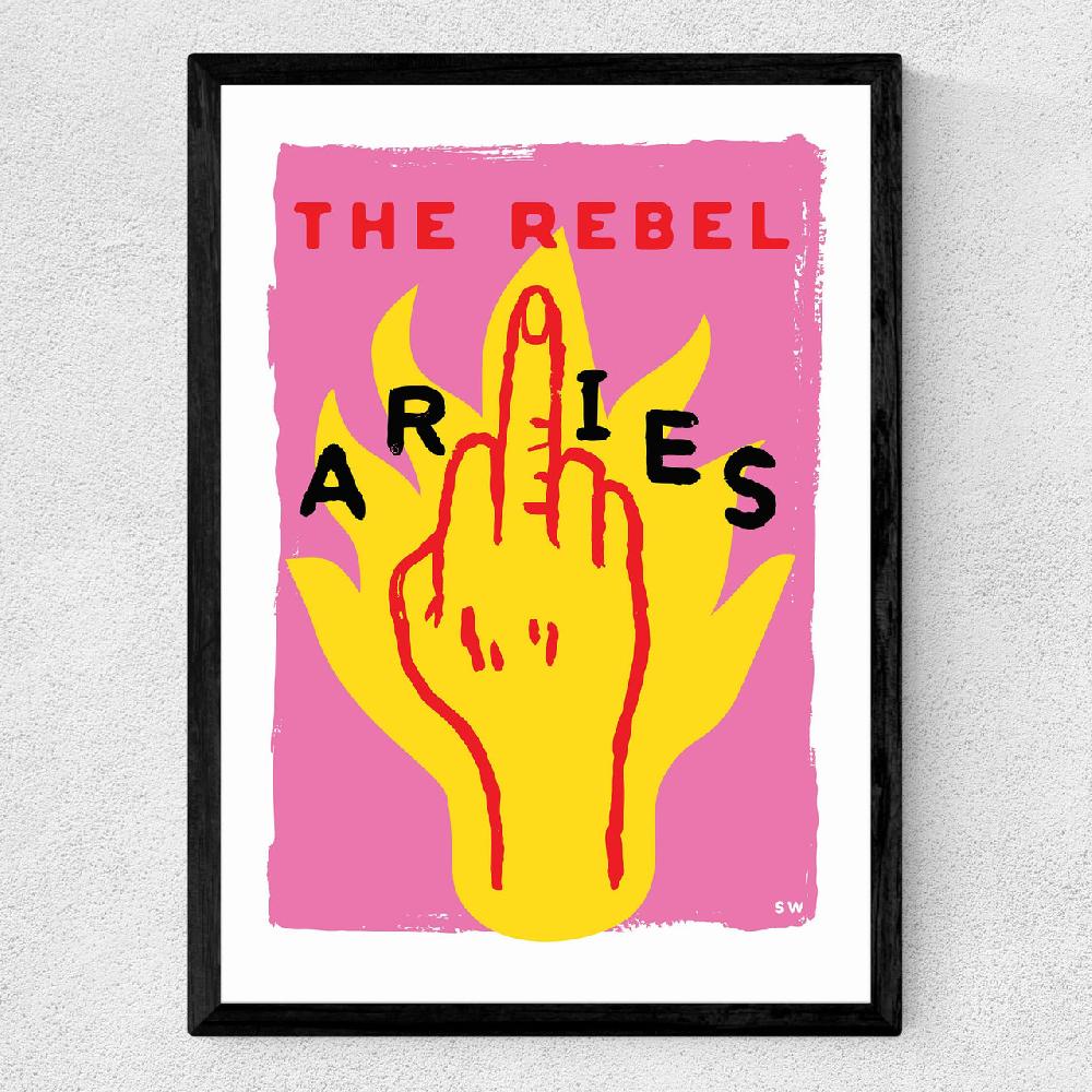 East End Prints Aries - The Rebel