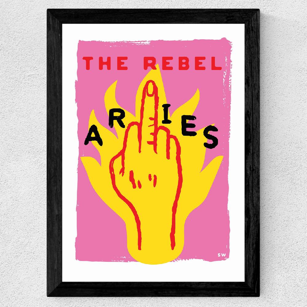 East End Prints Aries - The Rebel