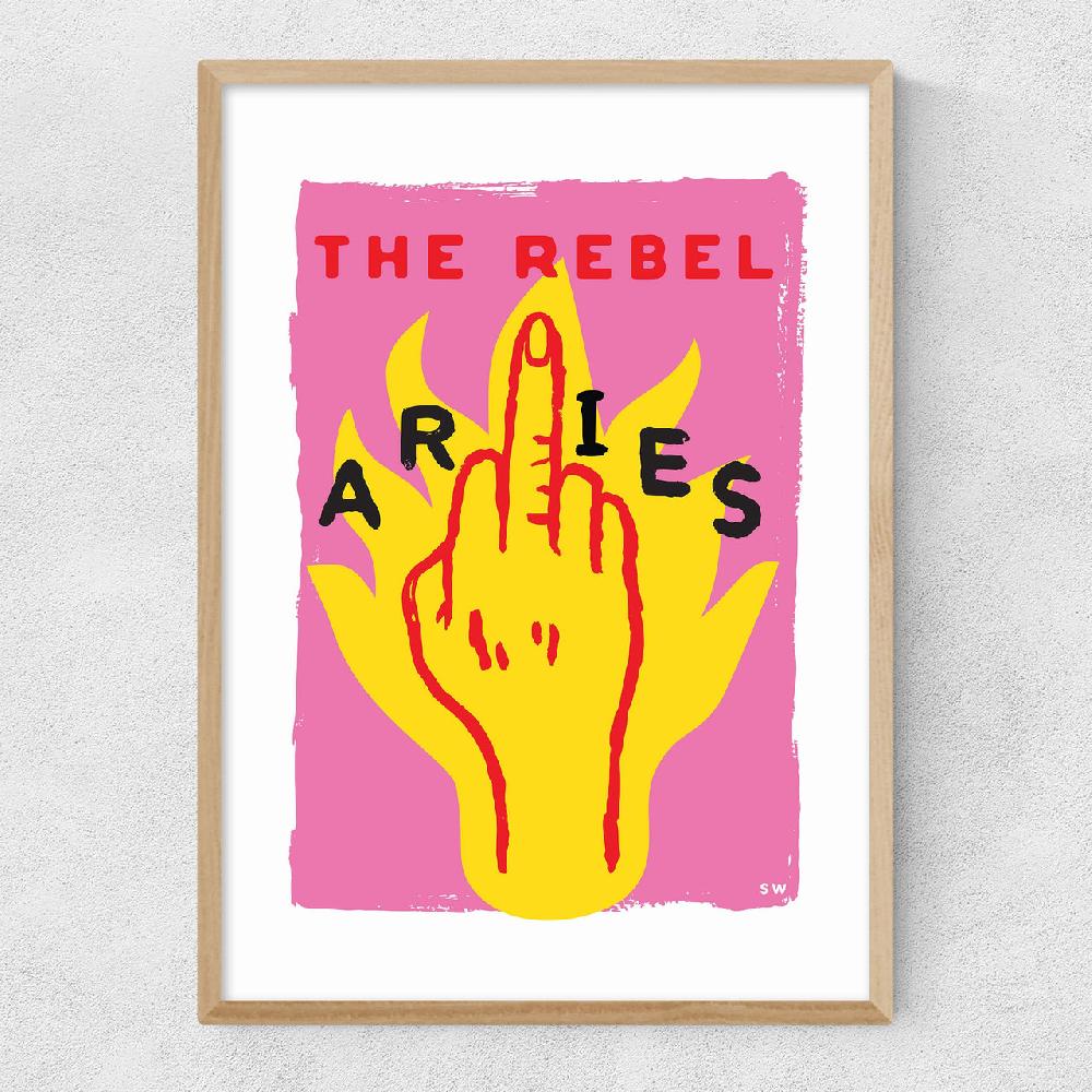 East End Prints Aries - The Rebel