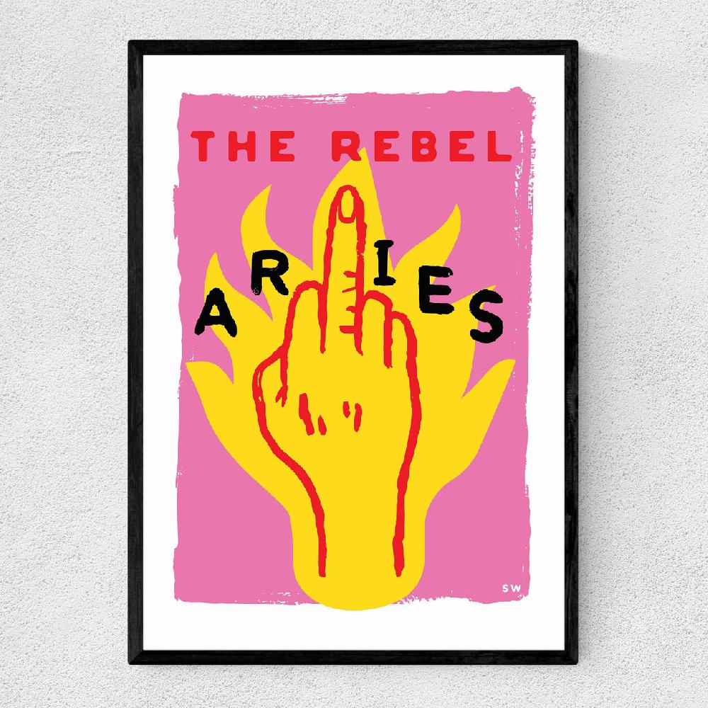 east end prints Aries - The Rebel