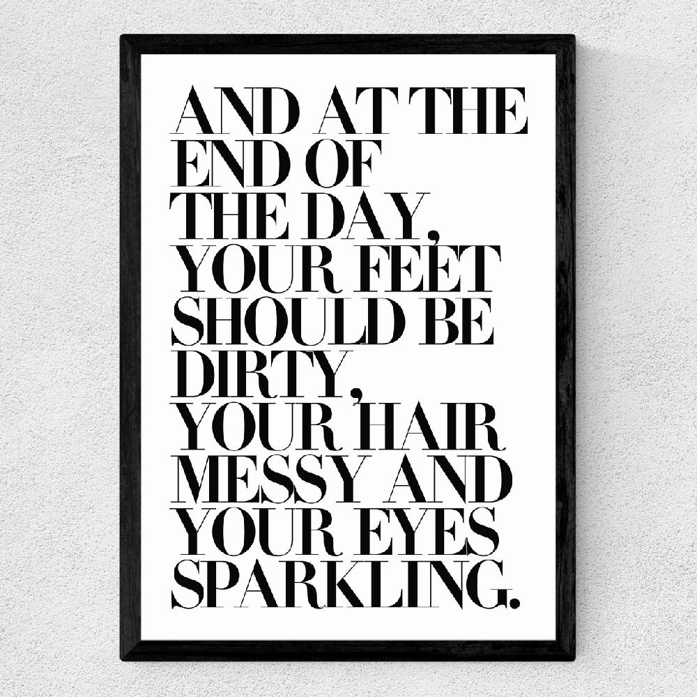 East End Prints At The End Of The Day