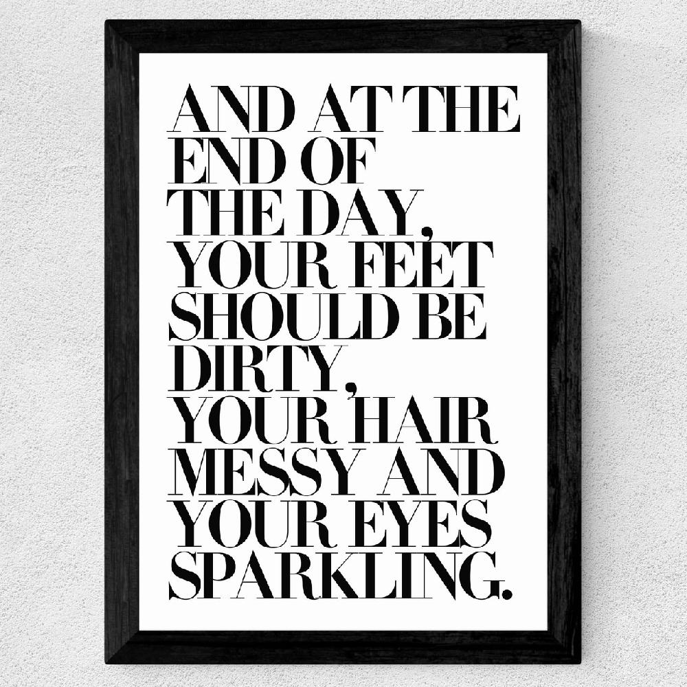 East End Prints At The End Of The Day