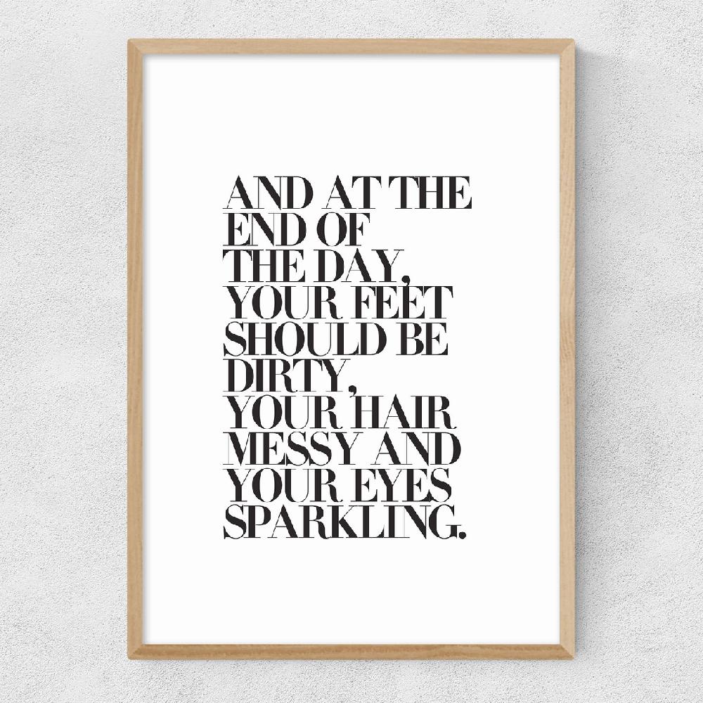 East End Prints At The End Of The Day