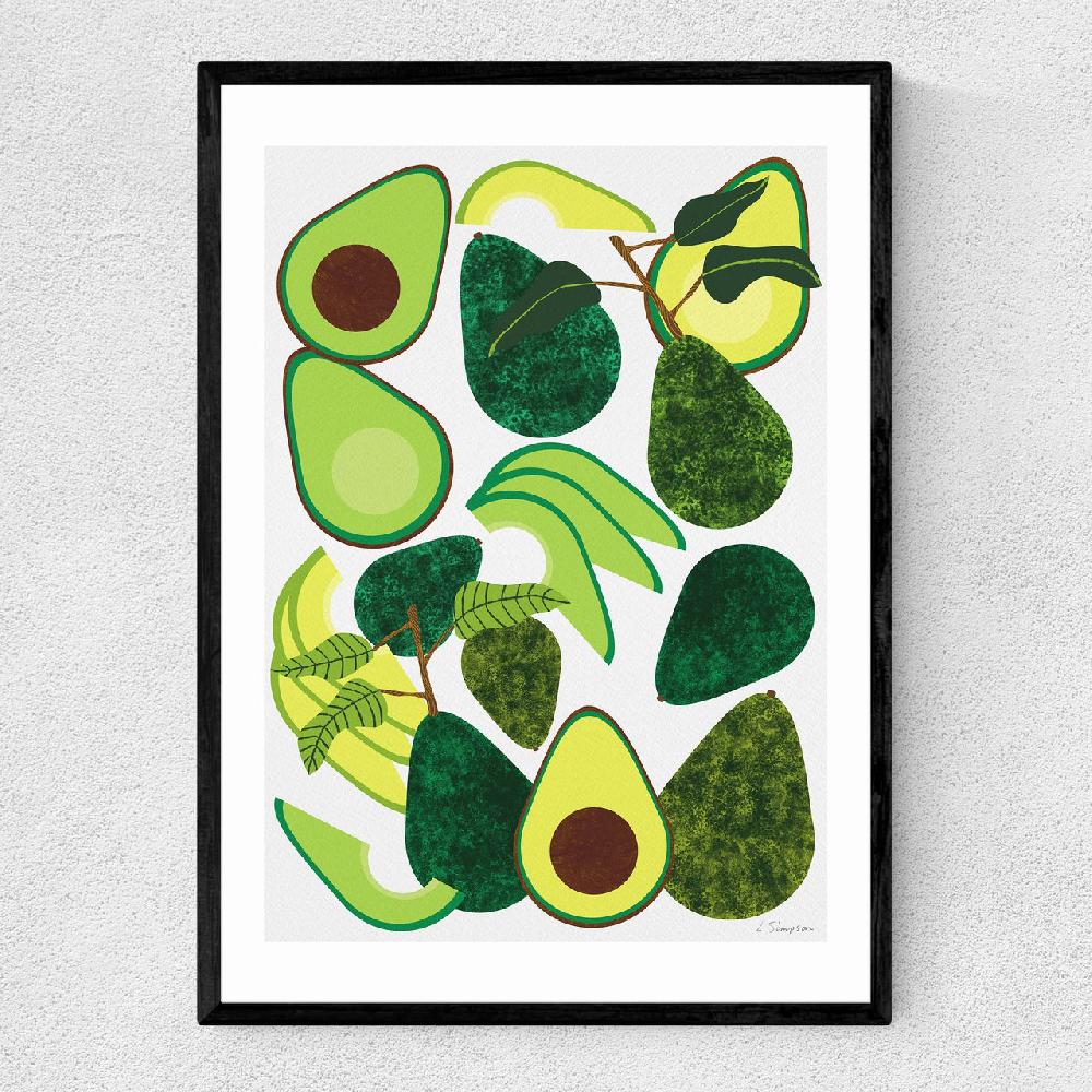 east end prints Avocado by Leanne Simpson