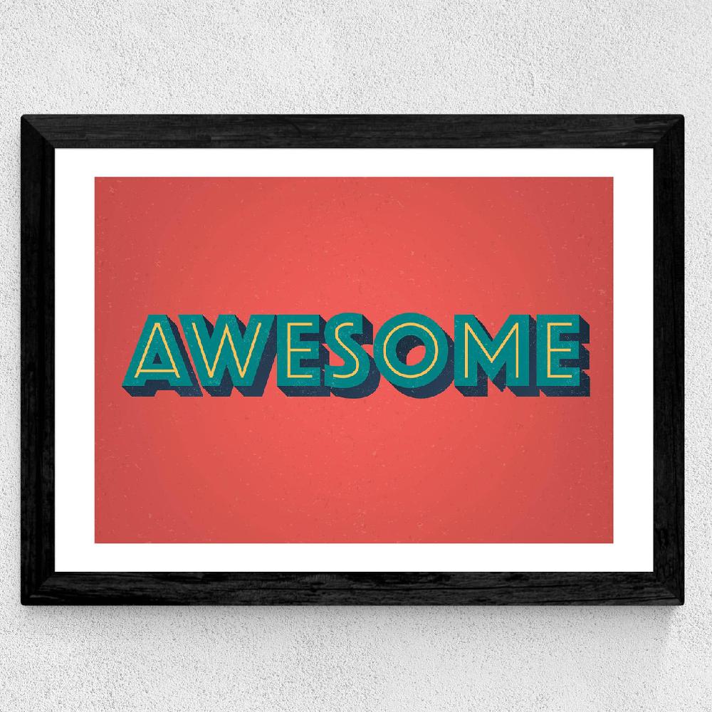 East End Prints Awesome By Wordquirk