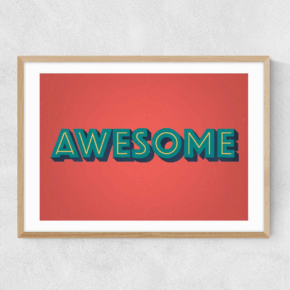 East End Prints Awesome By Wordquirk