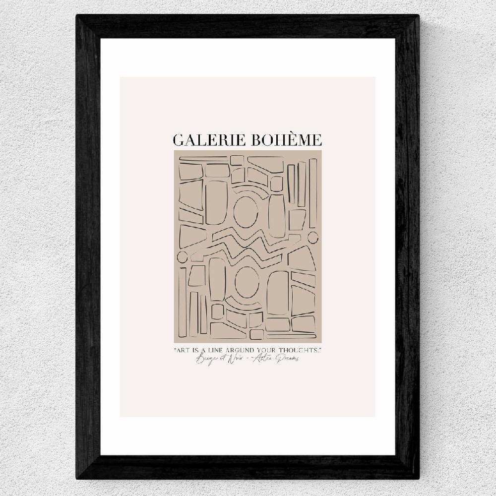 East End Prints Aztec Beige