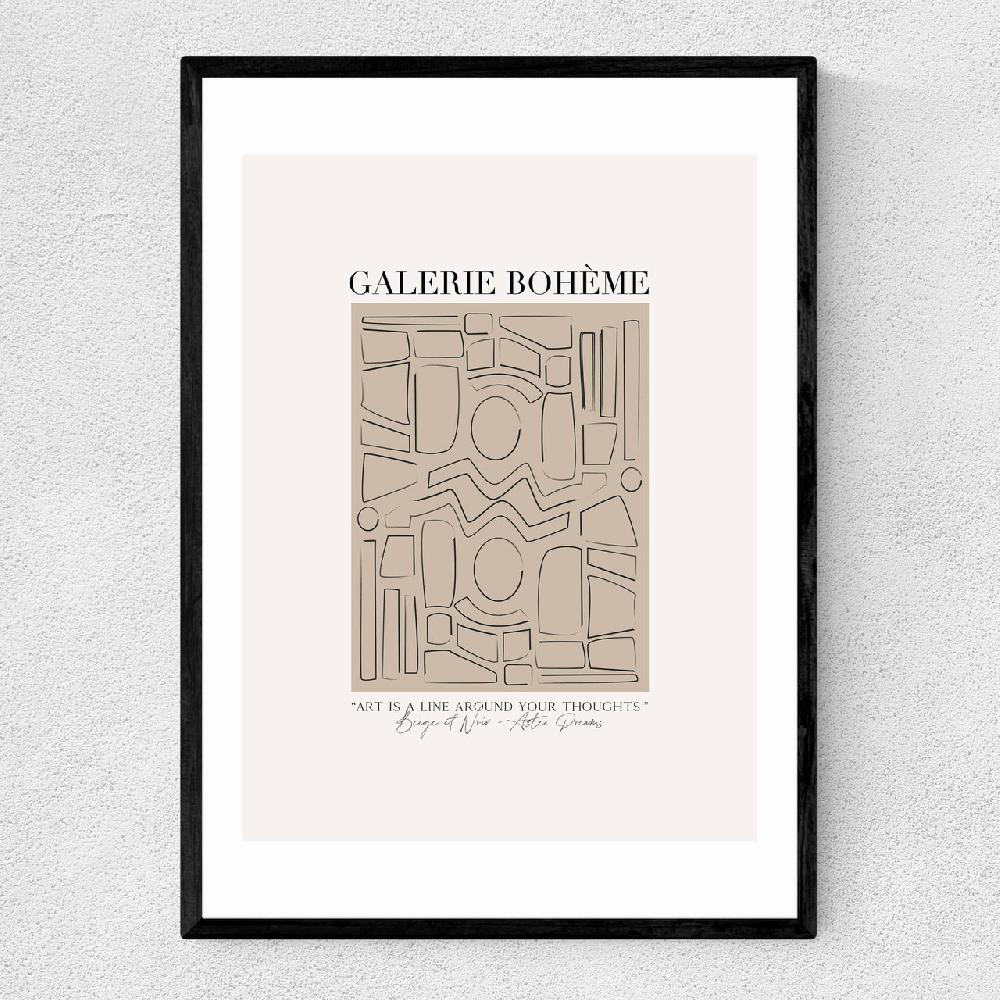 east end prints Aztec Beige