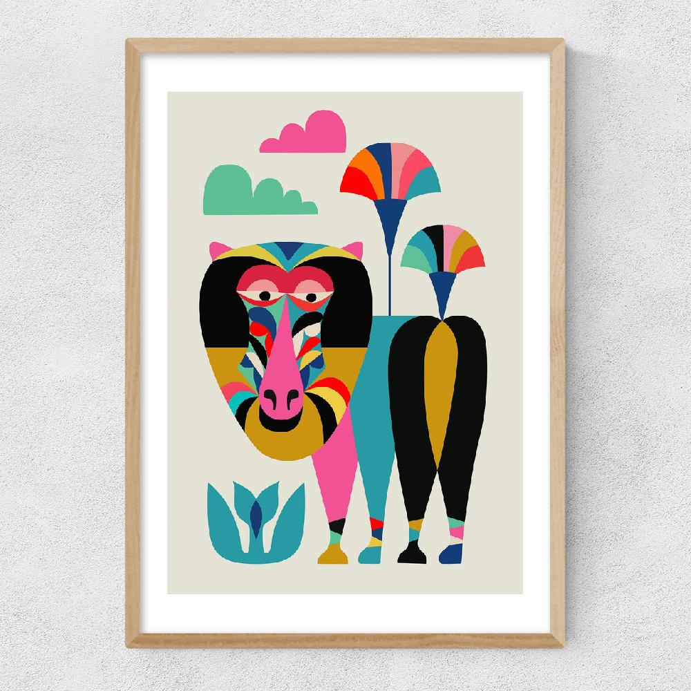 East End Prints Baboon