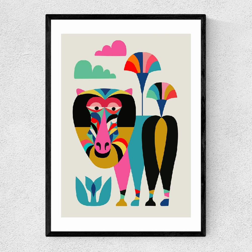 east end prints Baboon