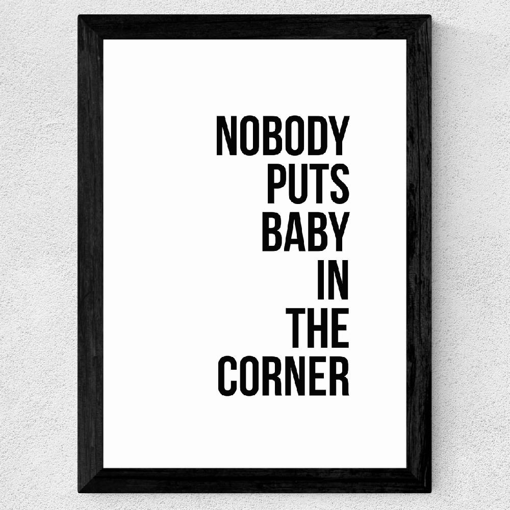 East End Prints Baby In The Corner