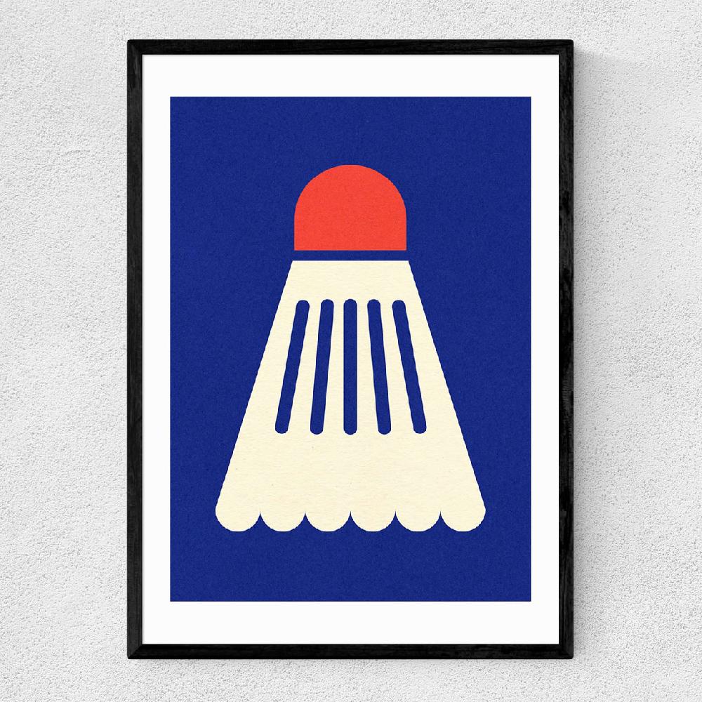 east end prints Badminton White Red