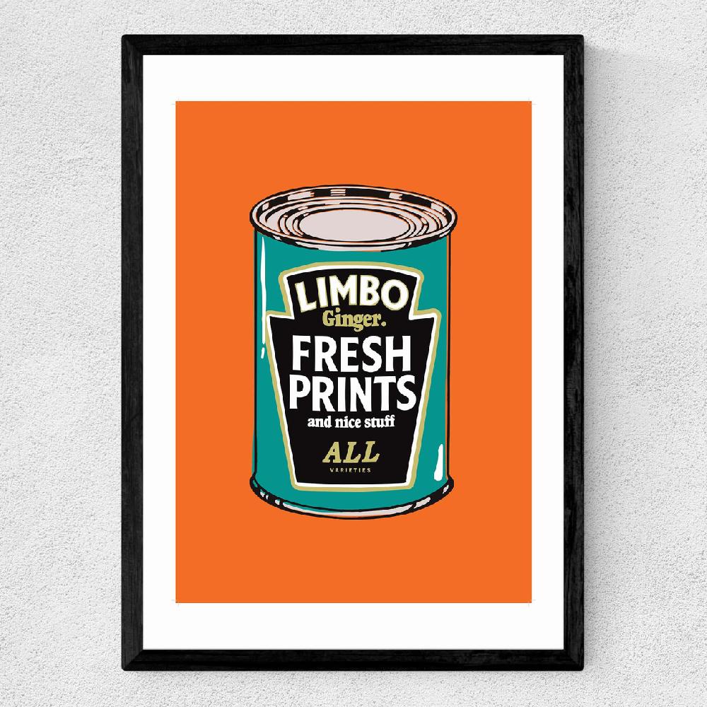 East End Prints Bake Beans