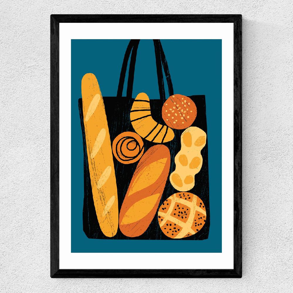 East End Prints Bakery Bag