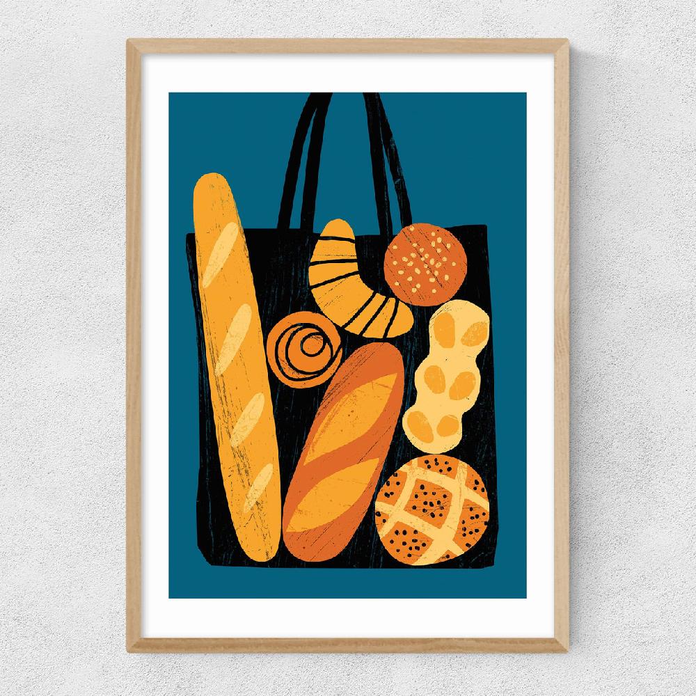 East End Prints Bakery Bag