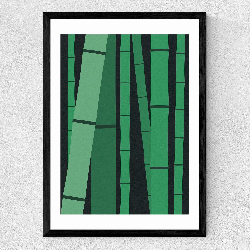 East End Prints Bamboo Woods