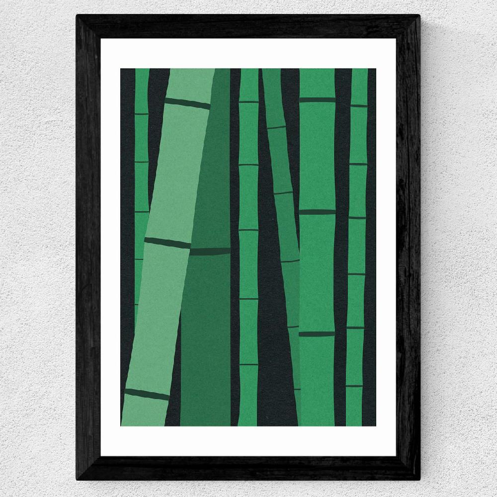 East End Prints Bamboo Woods