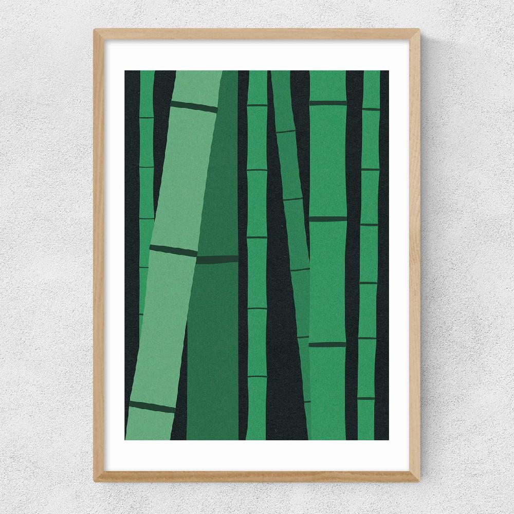 East End Prints Bamboo Woods