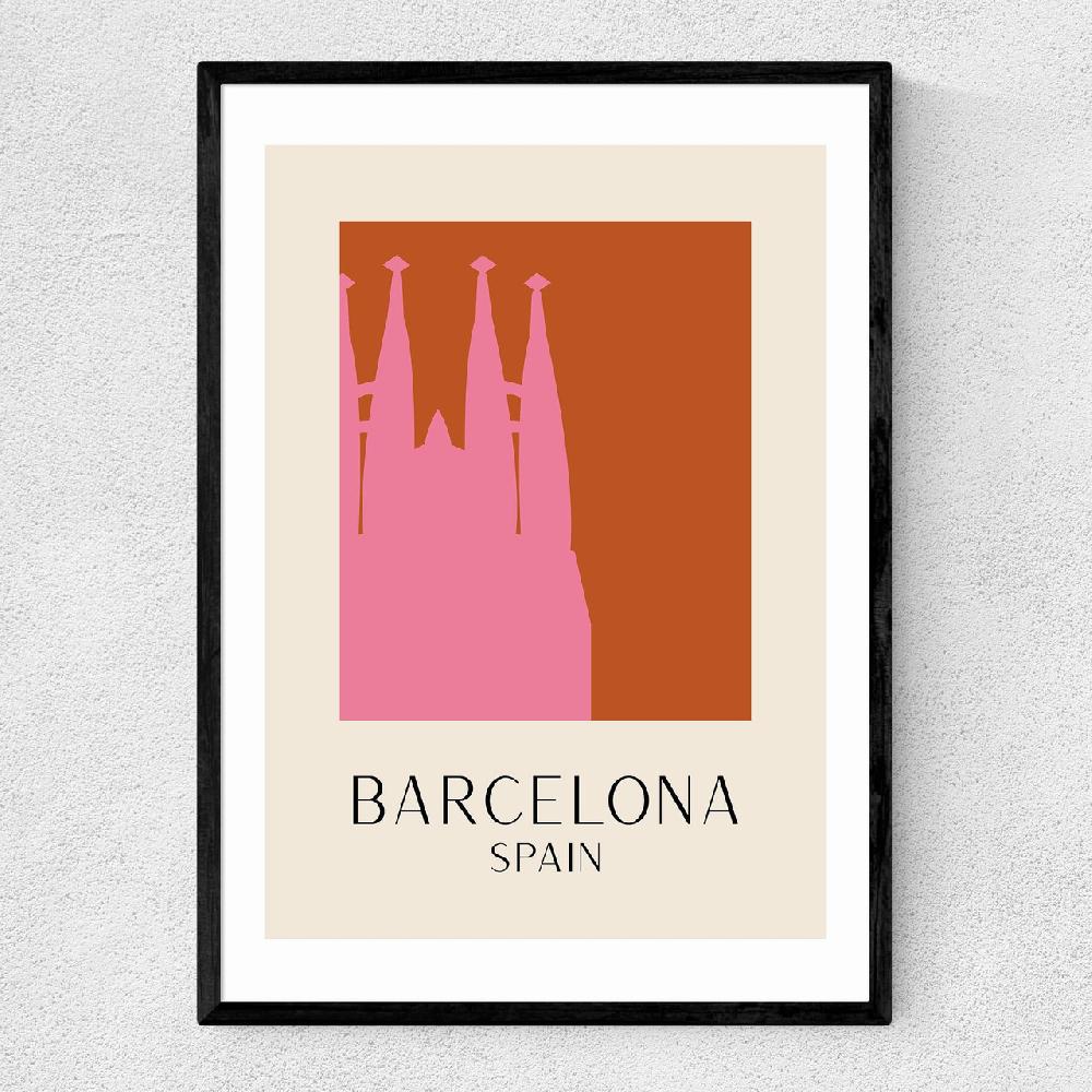east end prints Barcelona by Inoui