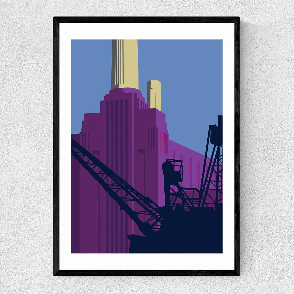 east end prints Battersea by Oshe POP