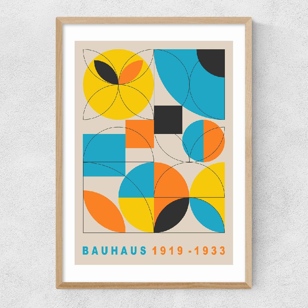East End Prints Bauhaus Colour Blocks II