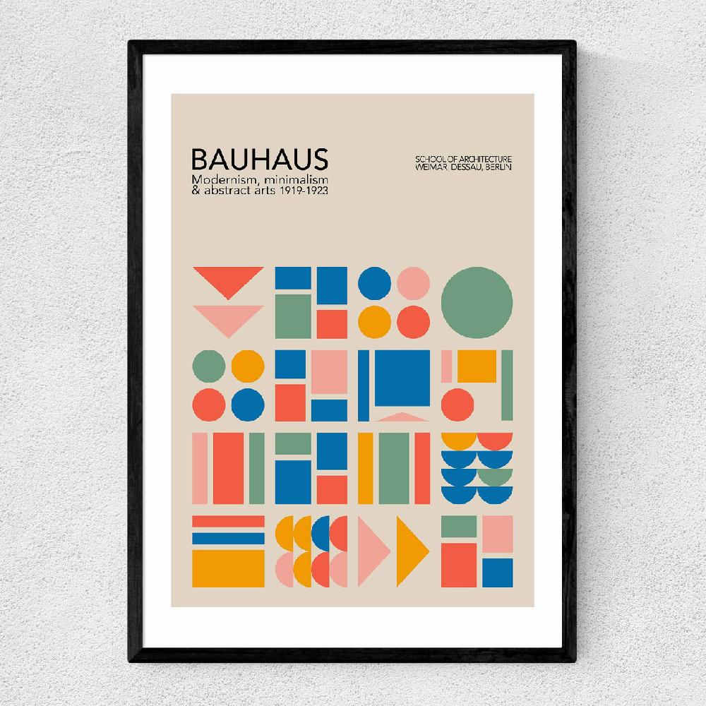 east end prints Bauhaus Colour Blocks