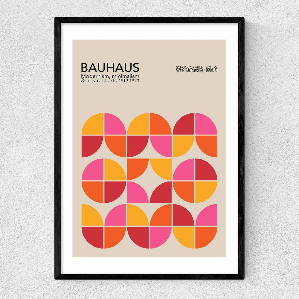 east end prints Bauhaus Quarter Circles