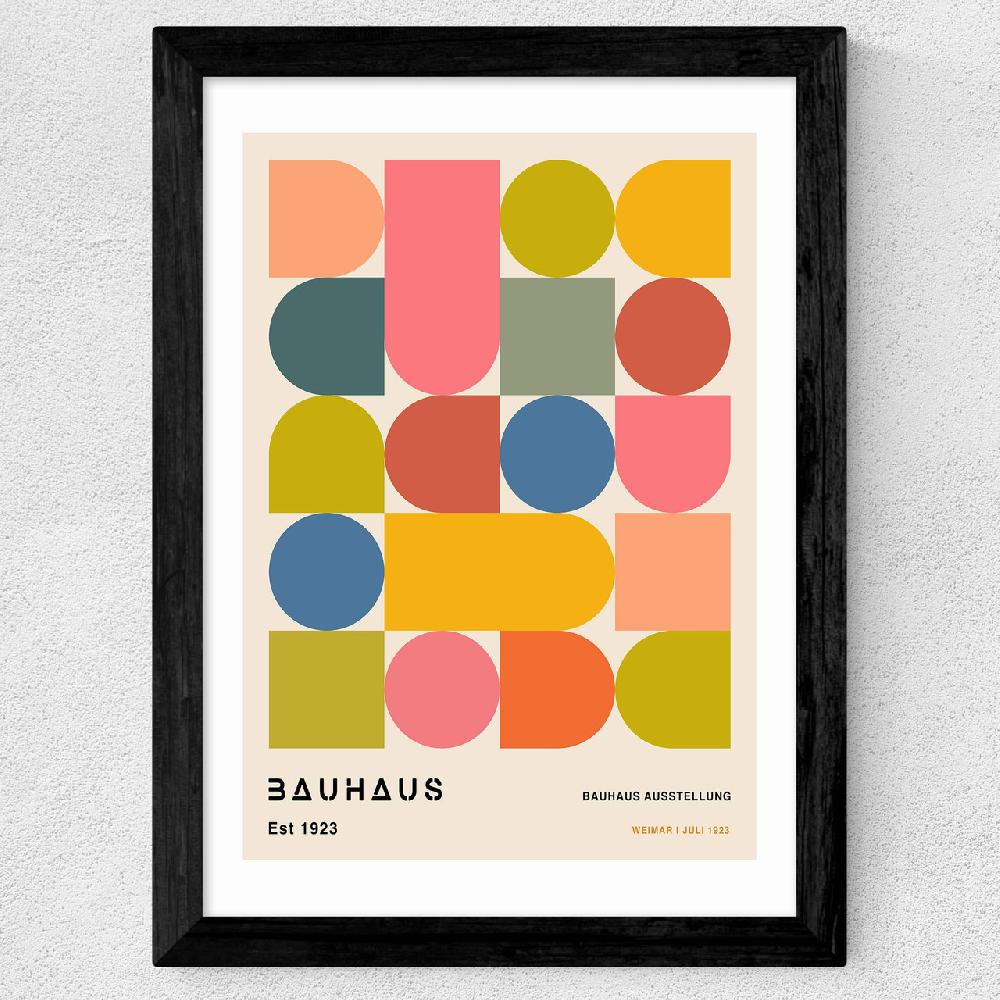 East End Prints Bauhaus Shapes