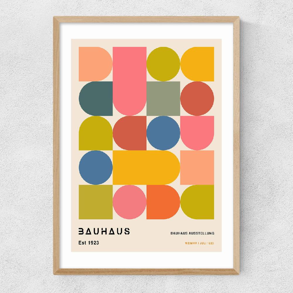 East End Prints Bauhaus Shapes