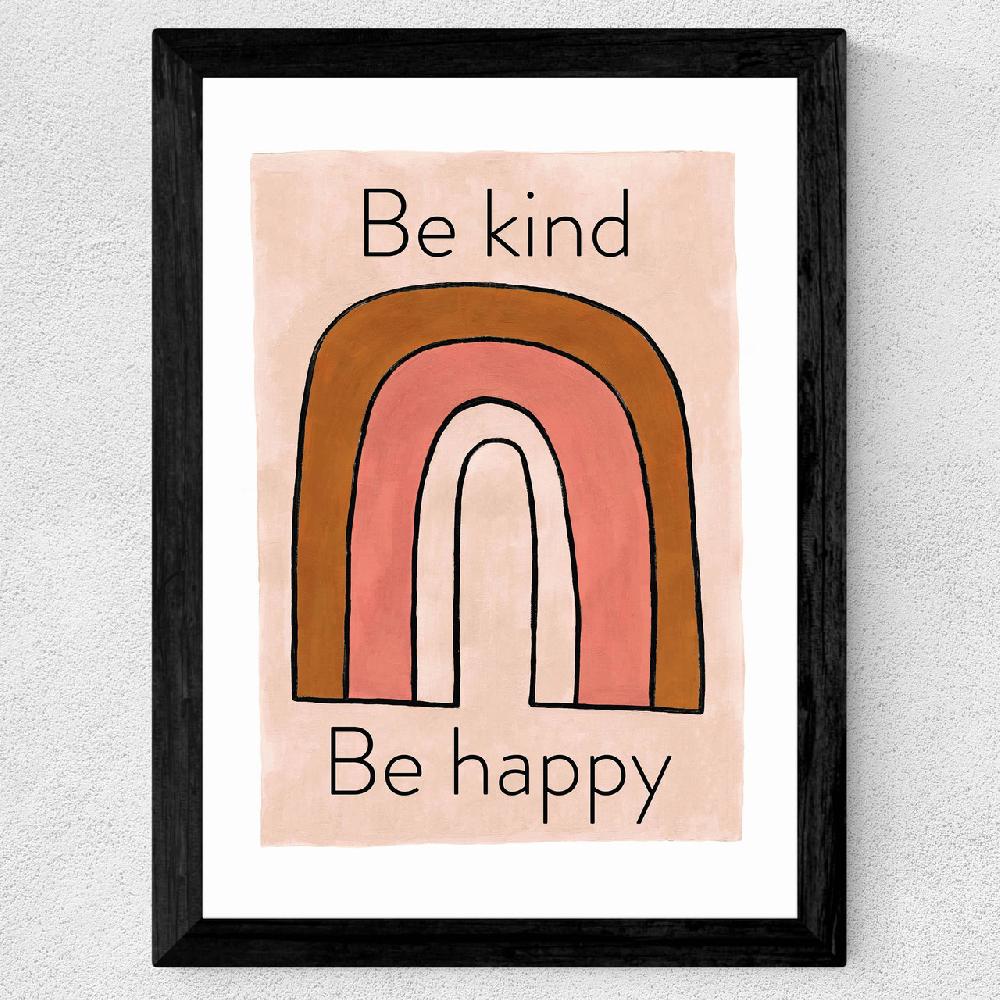 East End Prints Be Kind Be Happy