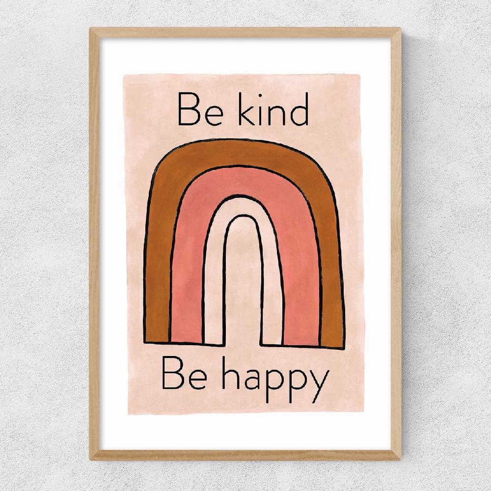 East End Prints Be Kind Be Happy