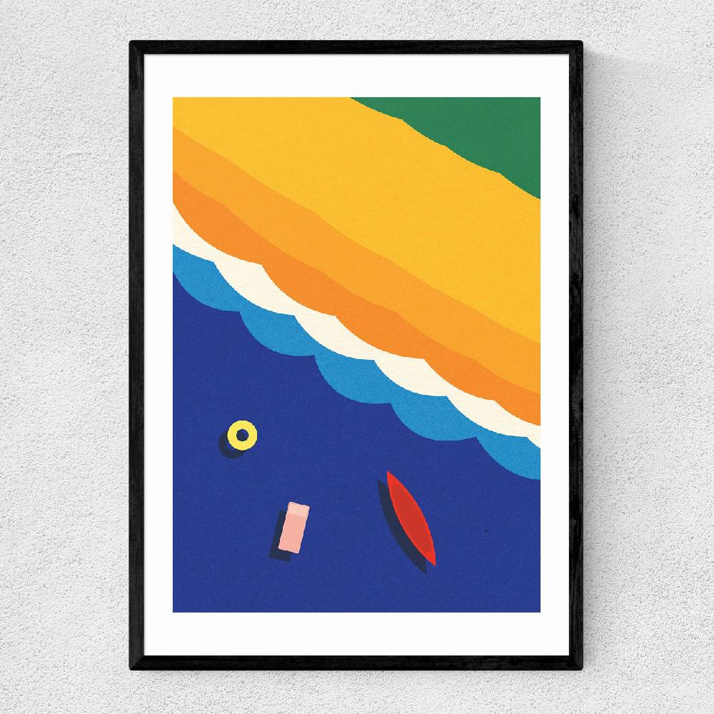 east end prints Beach Life by Rosi Feist