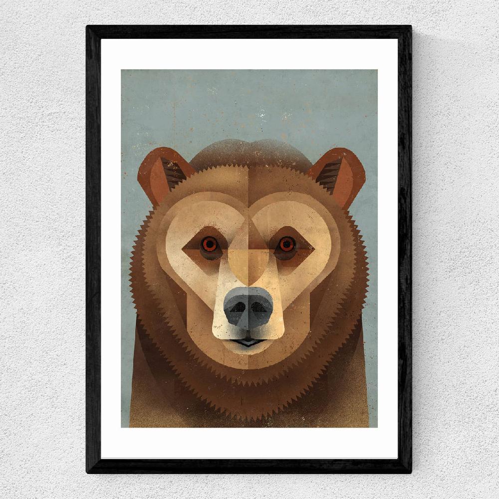 East End Prints Bear By Dieter Braun