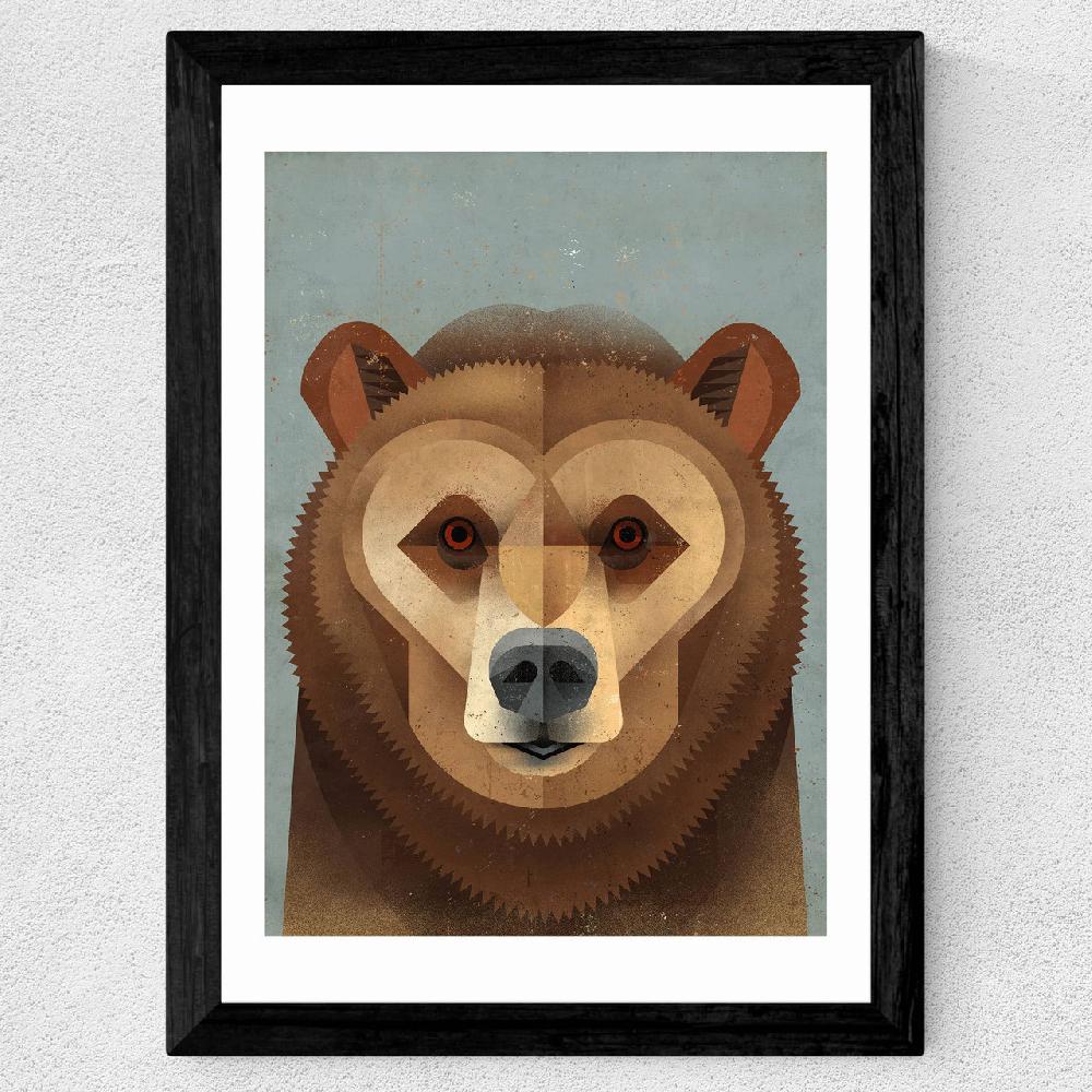 East End Prints Bear By Dieter Braun