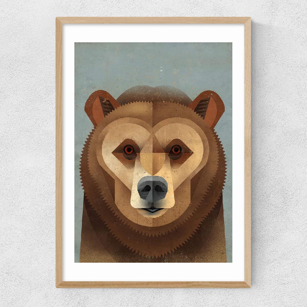 East End Prints Bear By Dieter Braun