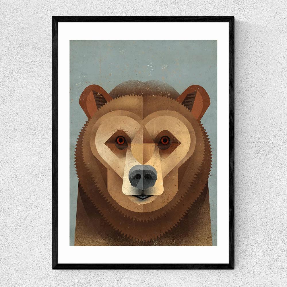 east end prints Bear by Dieter Braun