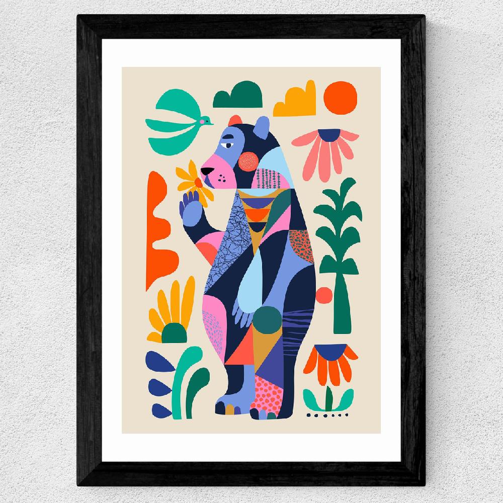 East End Prints Bear By Rachel Lee