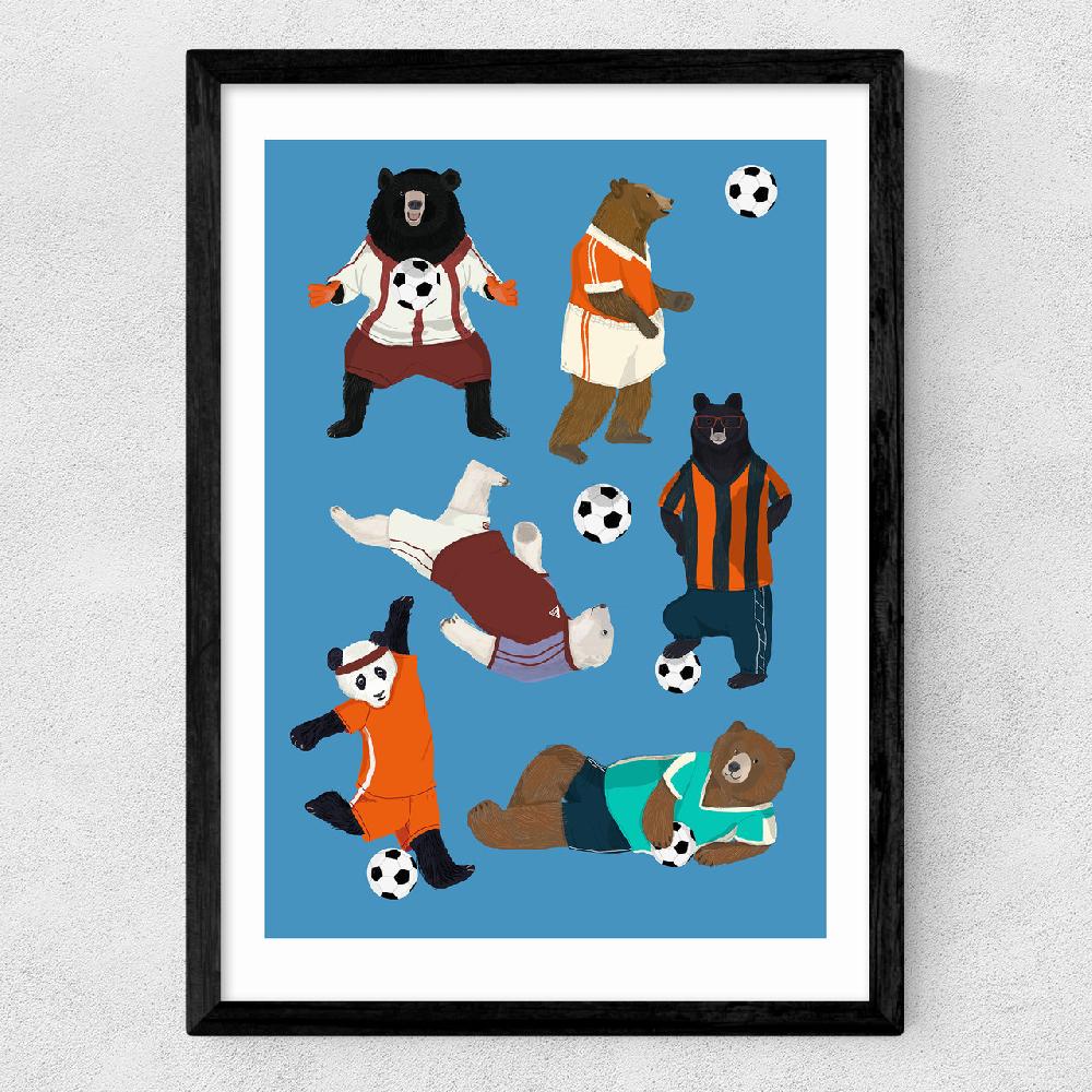 East End Prints Bear Football