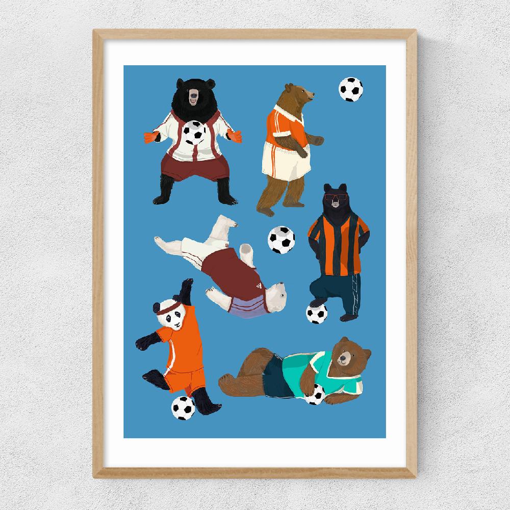 East End Prints Bear Football