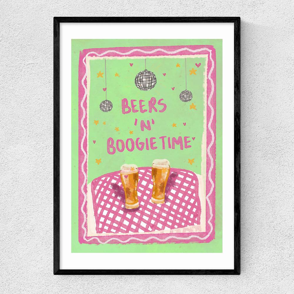 east end prints Beers N Boogie