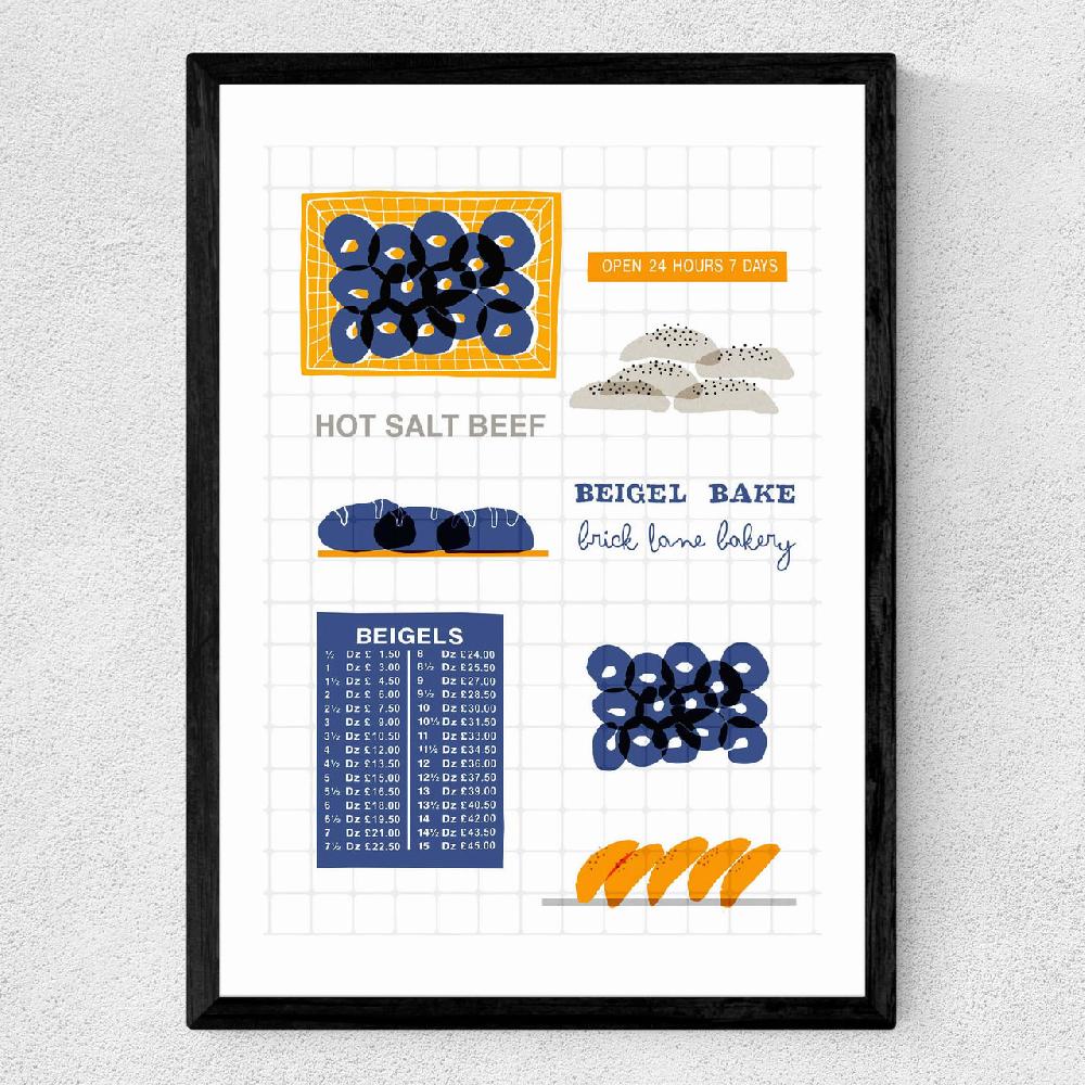 East End Prints Beigel Bake