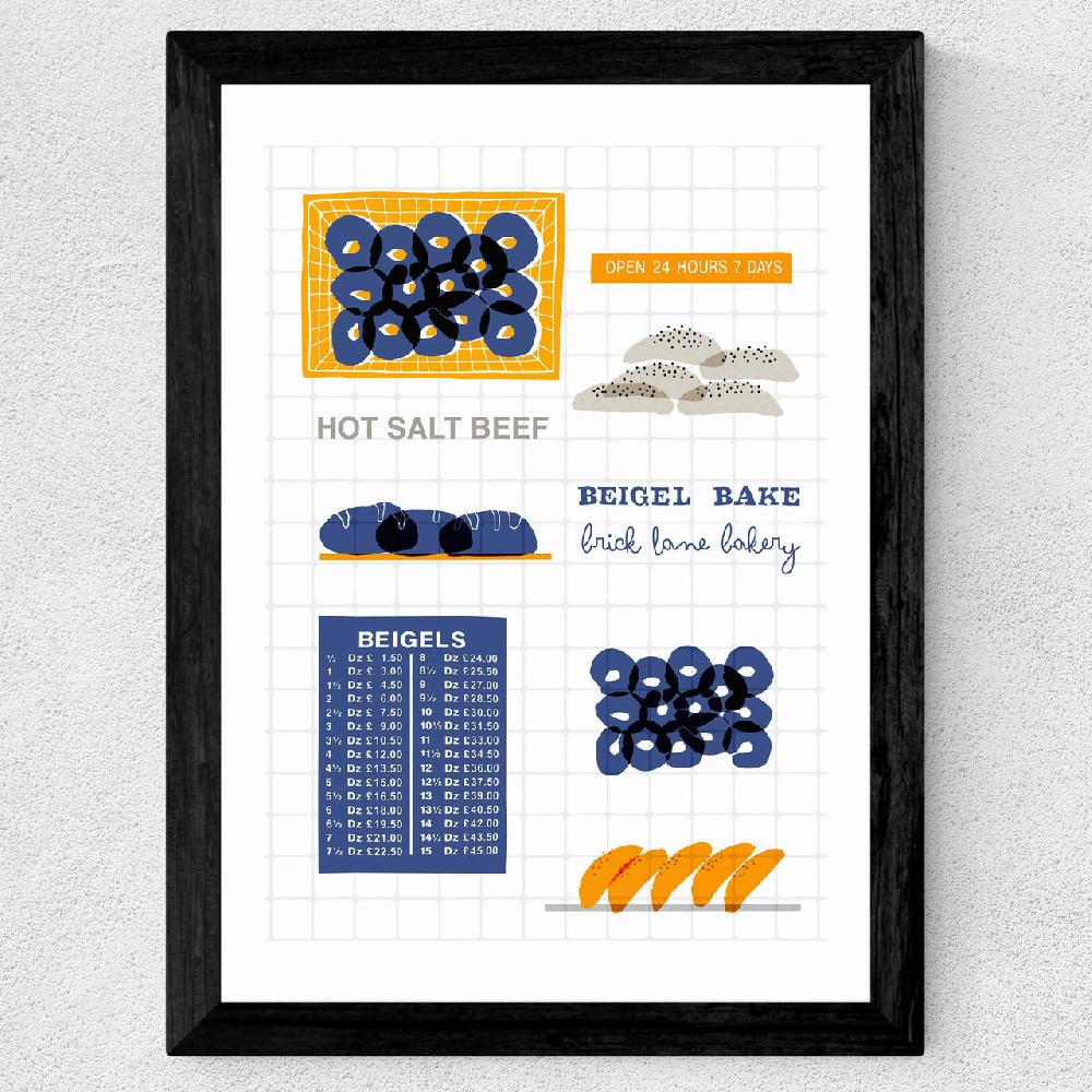 East End Prints Beigel Bake