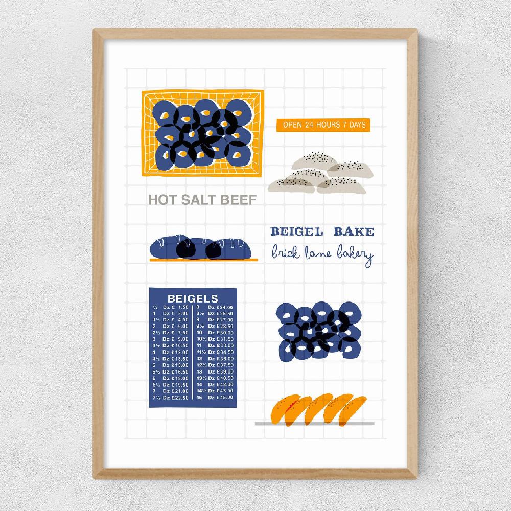 East End Prints Beigel Bake