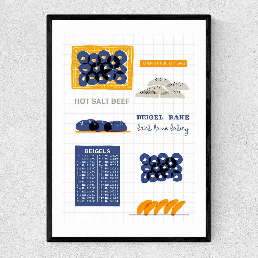 east end prints Beigel Bake