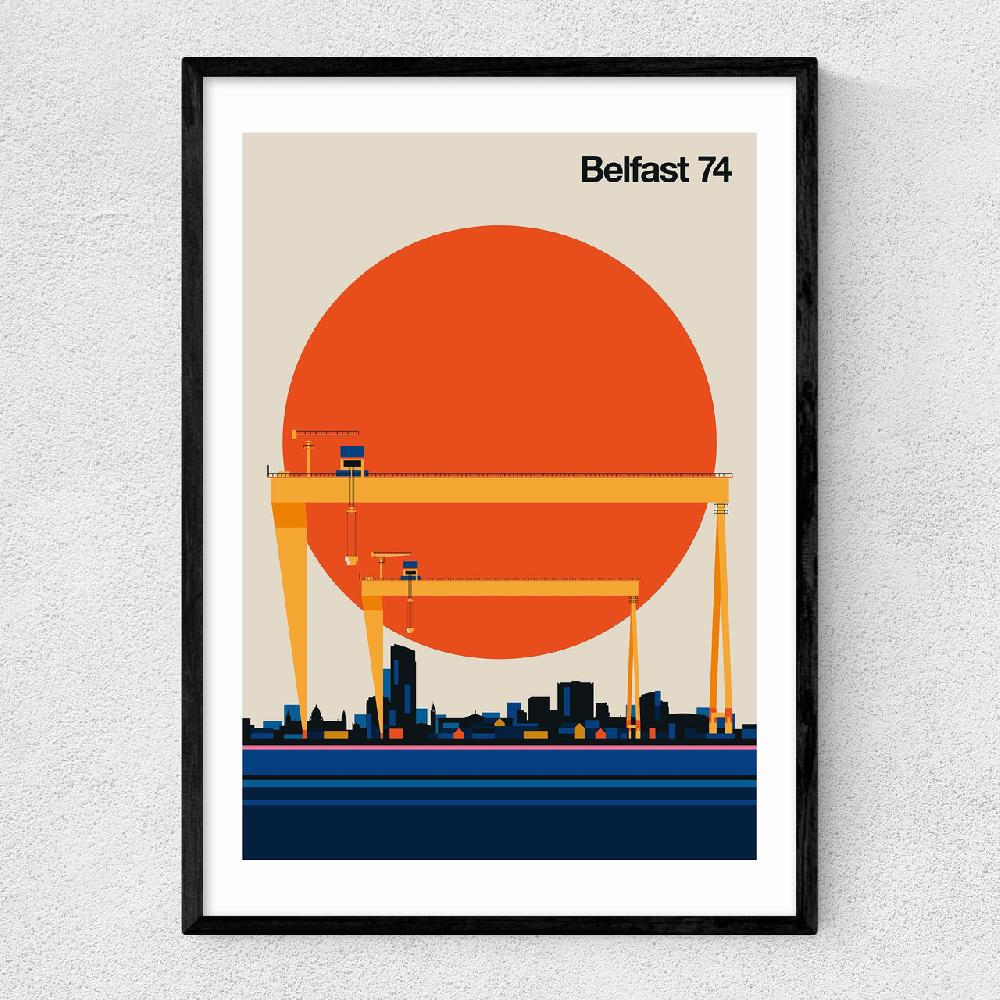 east end prints Belfast 74